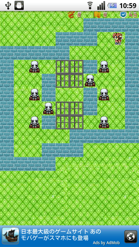 ダンジョンヒーロー androidアプリスクリーンショット1