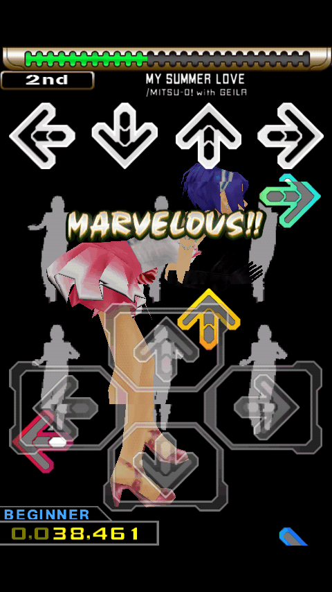 androidアプリ ダンスダンスレボリューション エス攻略スクリーンショット2
