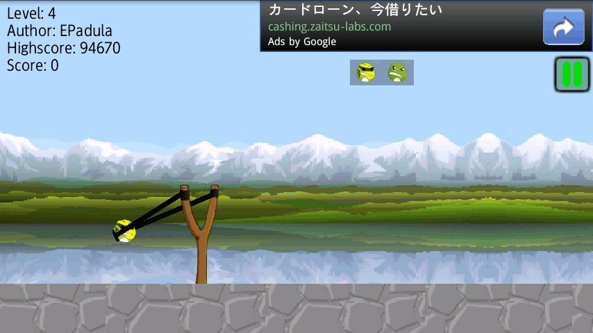 androidアプリ アングリーフロッグス攻略スクリーンショット1