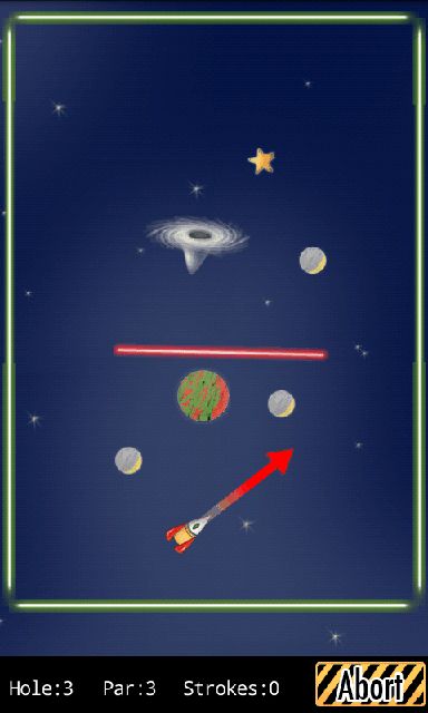 ガラクトゴルフ androidアプリスクリーンショット1
