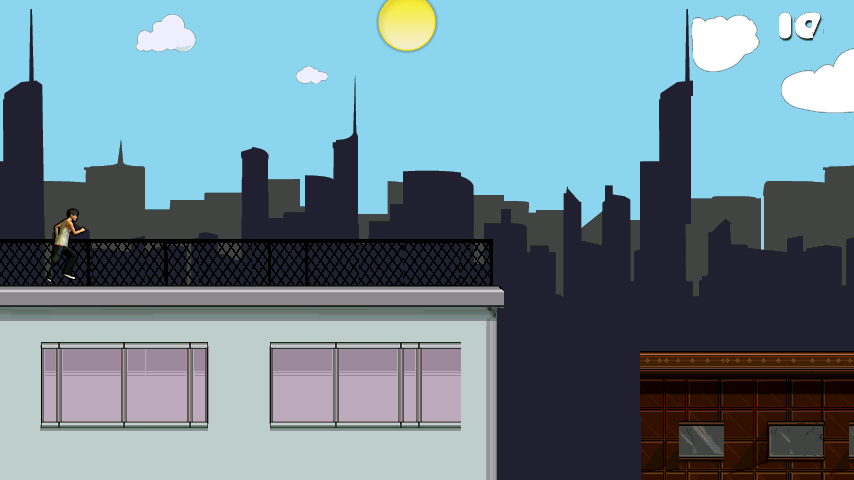 パルクール：ルーフライダー androidアプリスクリーンショット1