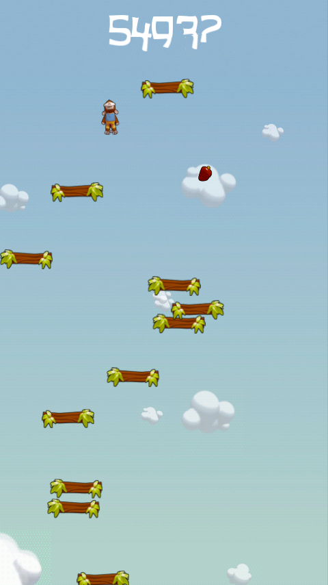 ジャンプモンキージャンプ androidアプリスクリーンショット1
