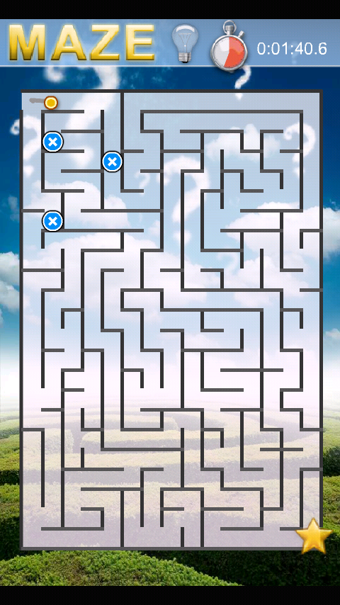 androidアプリ メイズ パズル プレミアム攻略スクリーンショット1