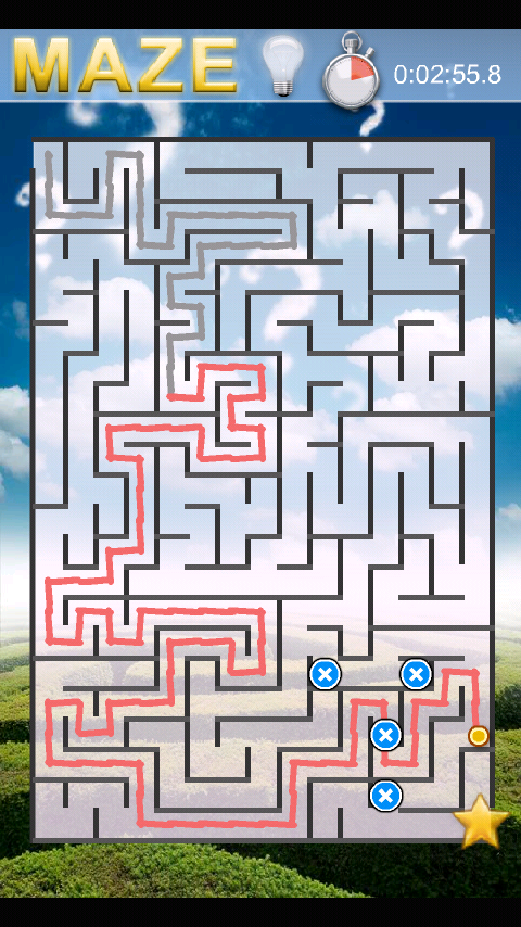 androidアプリ メイズ パズル プレミアム攻略スクリーンショット2