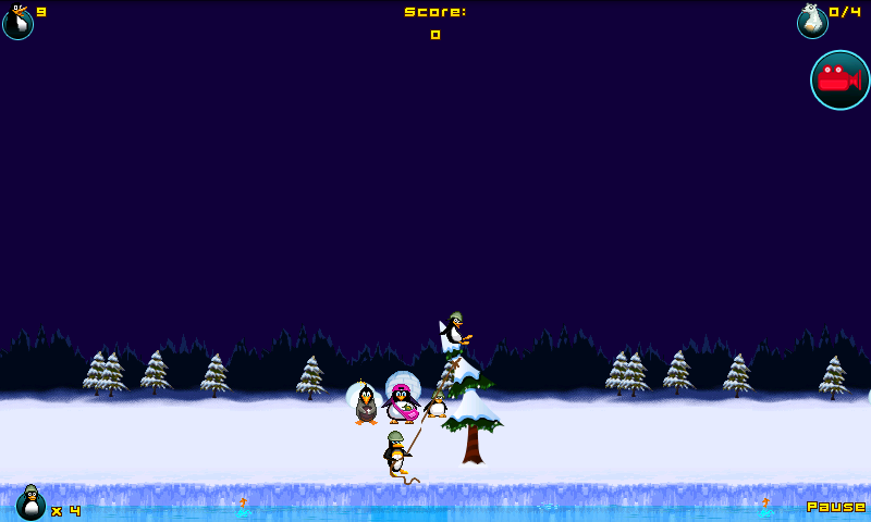 androidアプリ クレイジーペンギンアサルト攻略スクリーンショット1