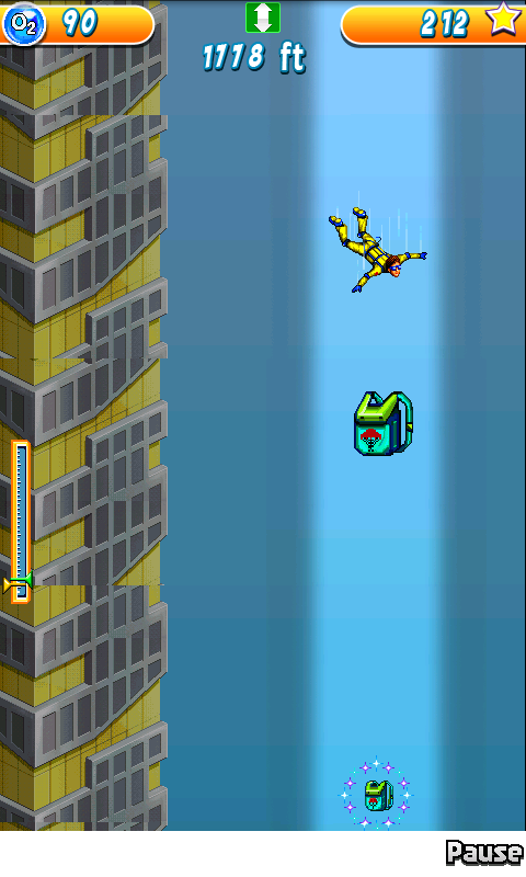 androidアプリ スカイダイビングチャレンジ攻略スクリーンショット4