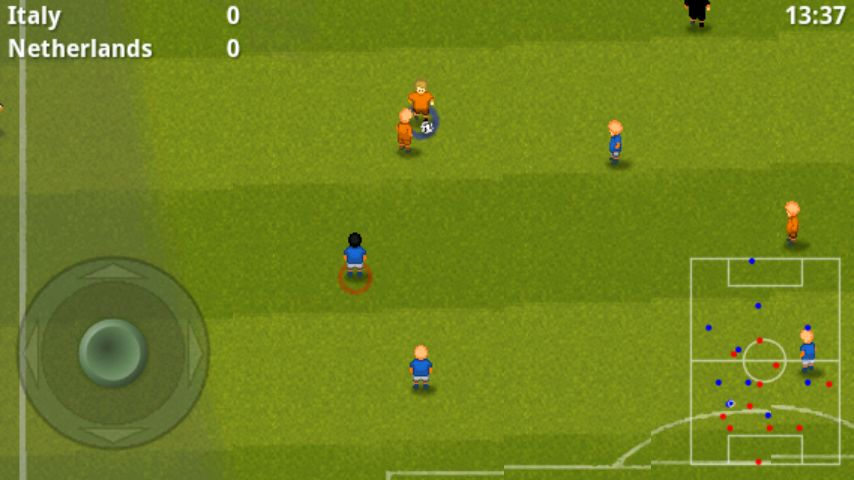 ストライカーサッカー androidアプリスクリーンショット1