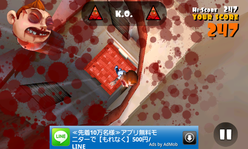 androidアプリ フォーリングフレッド攻略スクリーンショット4