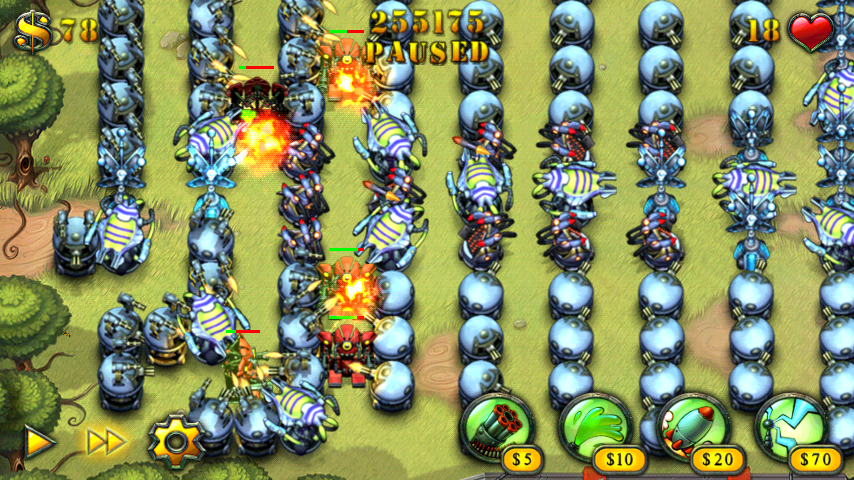 フィールドランナーズ HD androidアプリスクリーンショット1
