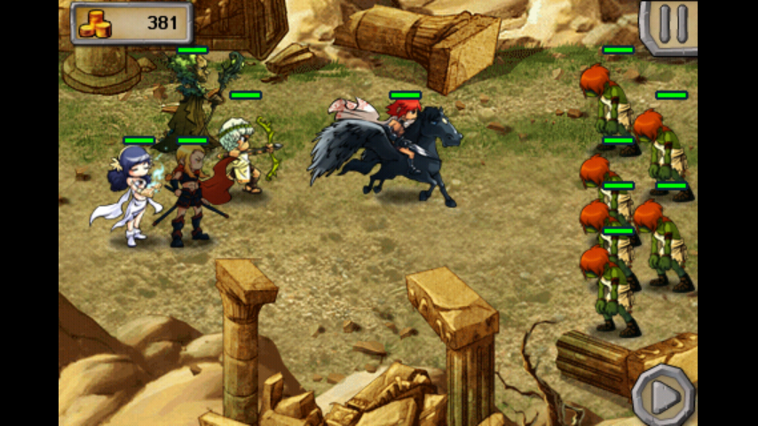 タイタンの戦い androidアプリスクリーンショット1
