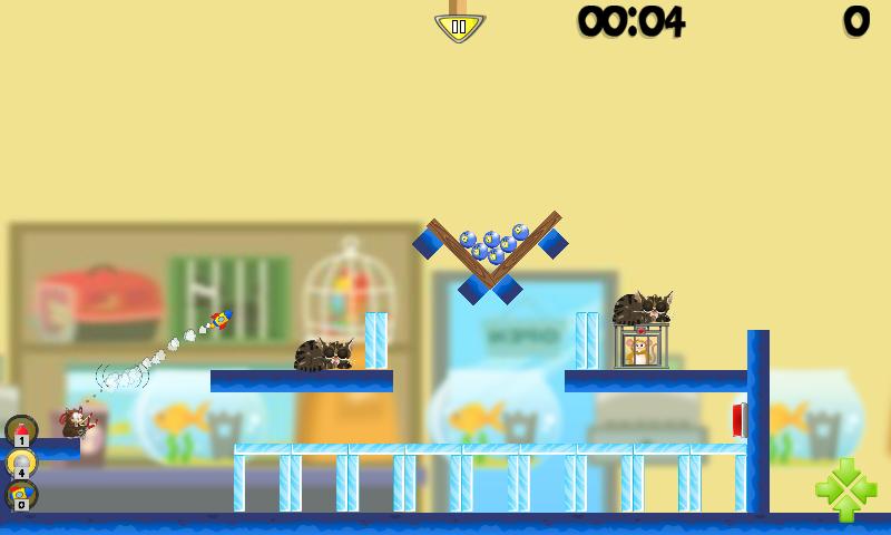 ハムスター：アタック！無料！ androidアプリスクリーンショット1