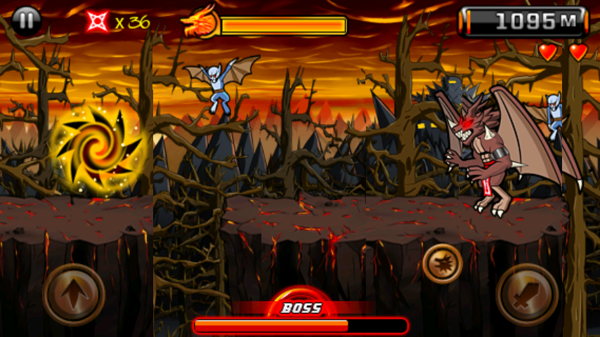 androidアプリ デビルニンジャ2（vs ボス）攻略スクリーンショット4