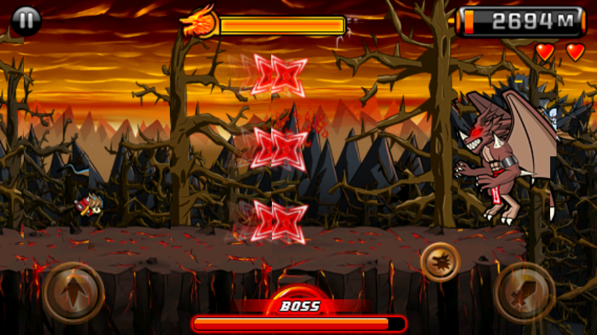 デビルニンジャ2（vs ボス） androidアプリスクリーンショット2