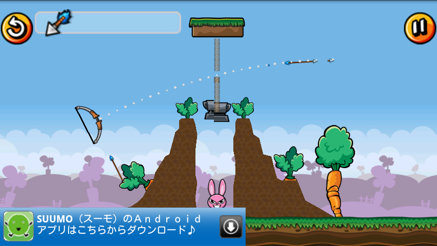 androidアプリ バニーシューターベストフリーゲーム攻略スクリーンショット1