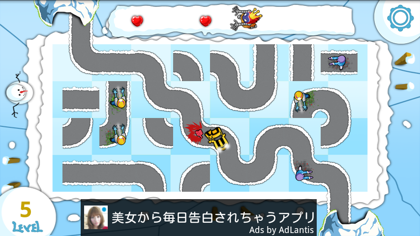 androidアプリ カー vs ゾンビ攻略スクリーンショット4