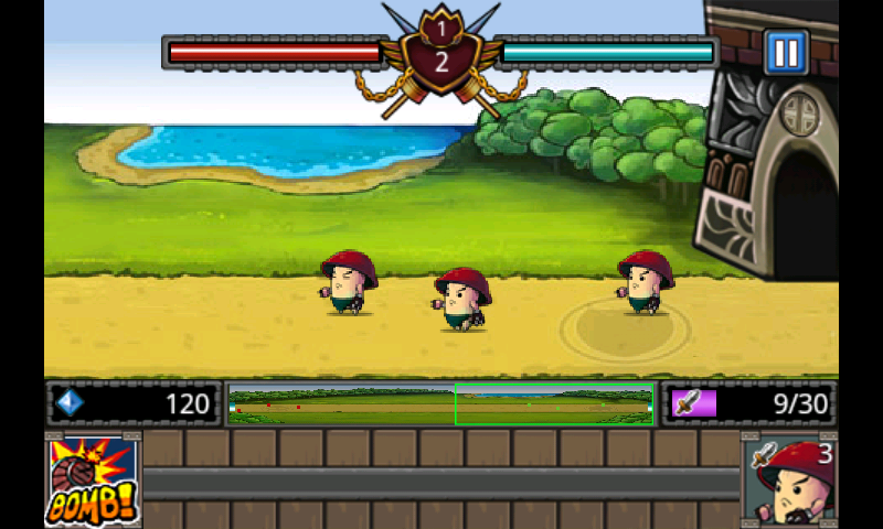 androidアプリ キノコの戦争攻略スクリーンショット1