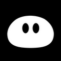 ネガティブスペースのアプリアイコン