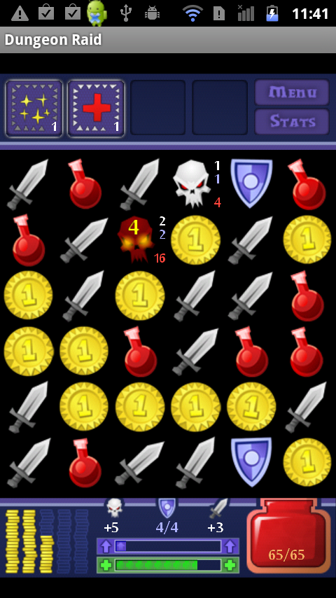 ダンジョンレイド androidアプリスクリーンショット3