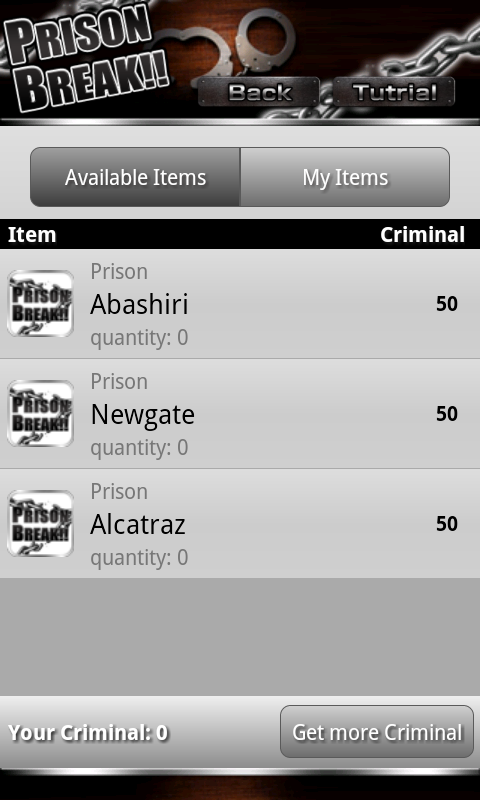 androidアプリ Prison Break攻略スクリーンショット5