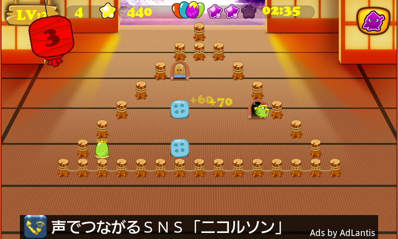 androidアプリ 忍者 小鳥 バード攻略スクリーンショット1