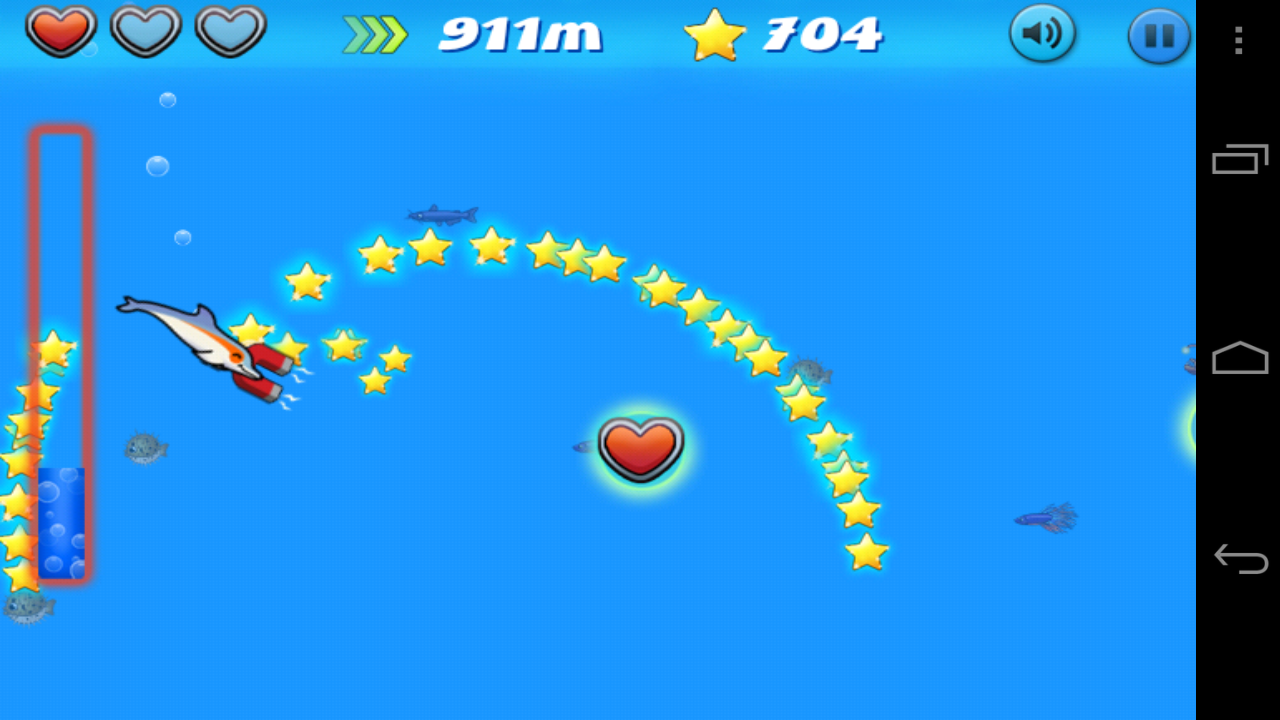 androidアプリ ドルフィン攻略スクリーンショット2