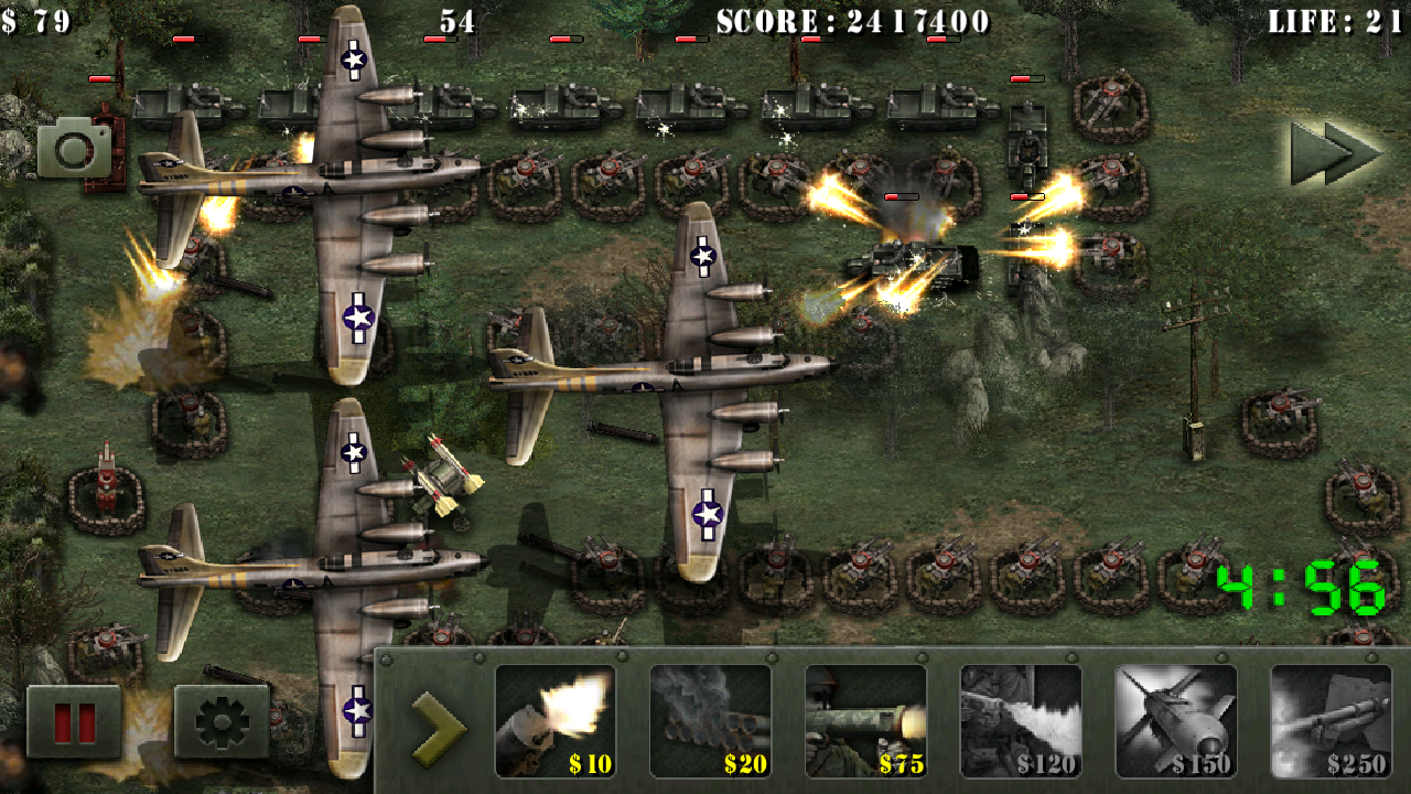 androidアプリ 栄光の兵士たち：第二次世界大戦　無料攻略スクリーンショット3