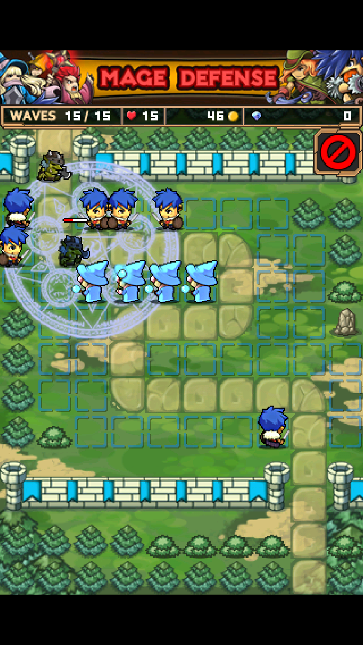 androidアプリ 魔法師ディフェンス攻略スクリーンショット3