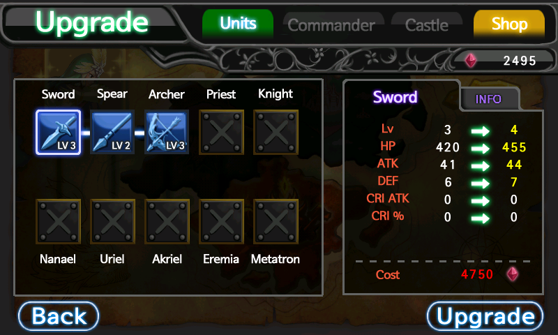androidアプリ デスティニー・ディフェンス : 天使と悪魔攻略スクリーンショット3