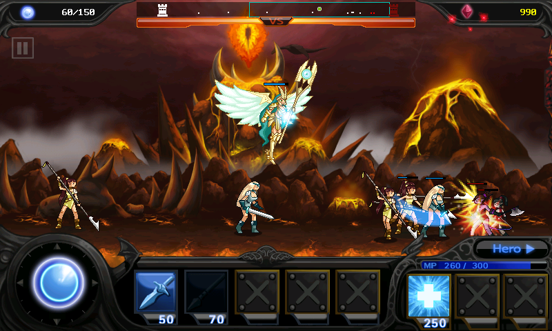 デスティニー・ディフェンス : 天使と悪魔 androidアプリスクリーンショット1