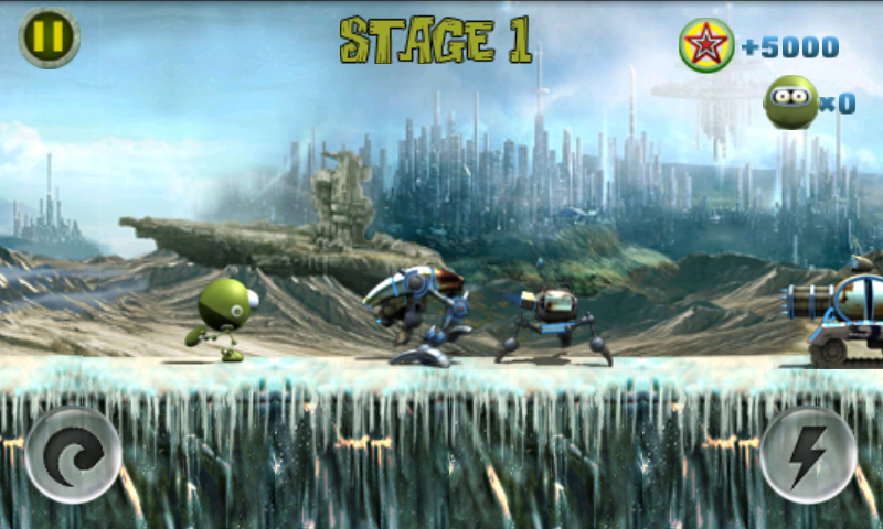 惑星攻撃ランナー androidアプリスクリーンショット1
