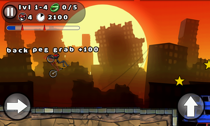 スティックマン BMX スタント バイク androidアプリスクリーンショット2