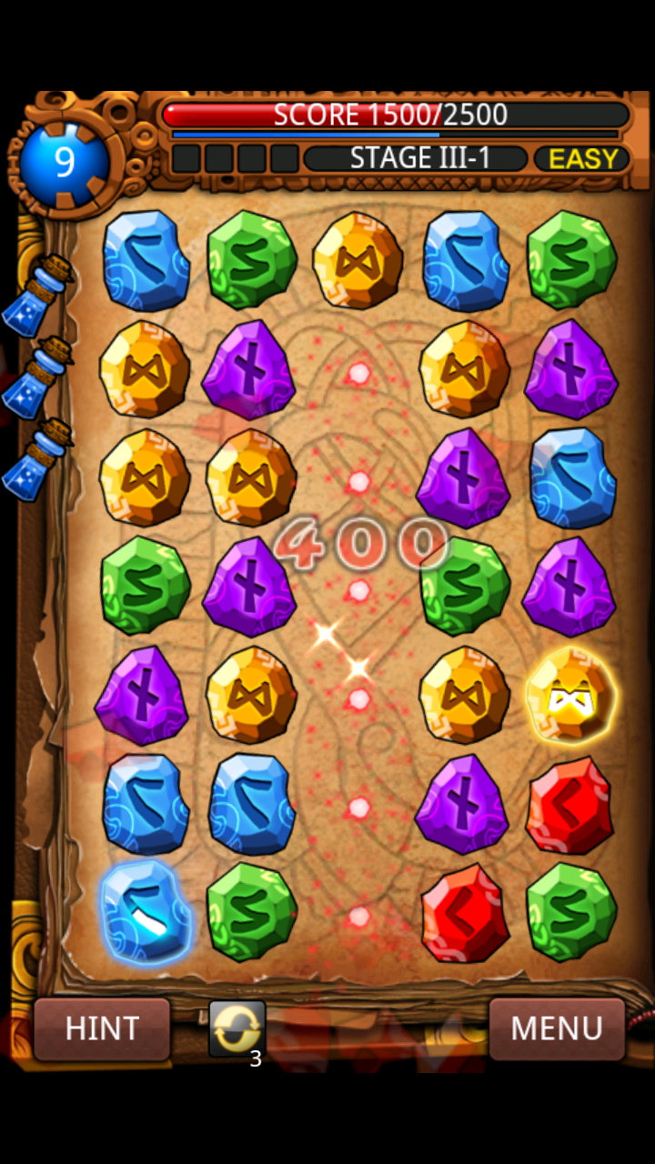 androidアプリ ルーンマスターパズル攻略スクリーンショット2