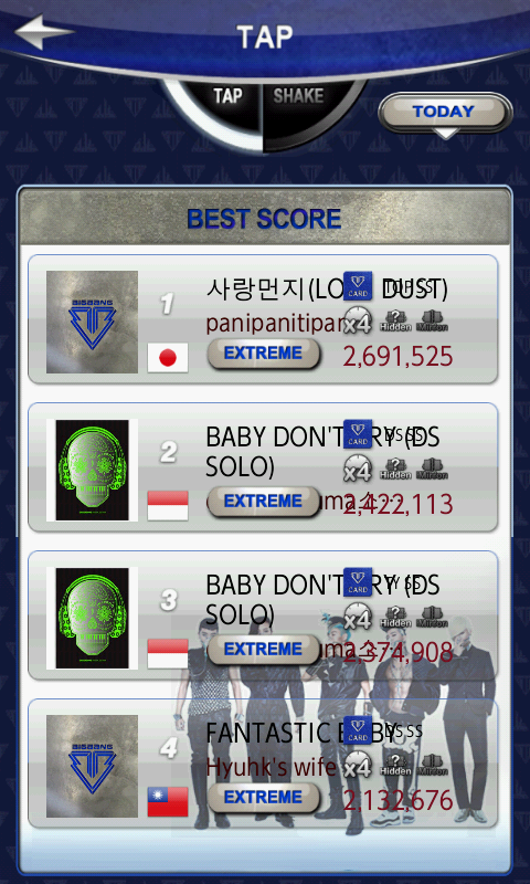 BIGBANG シェイク androidアプリスクリーンショット3