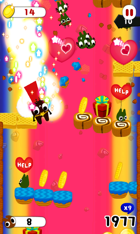 チョコレートヒーロー androidアプリスクリーンショット1