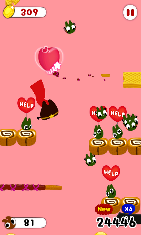 チョコレートヒーロー androidアプリスクリーンショット3