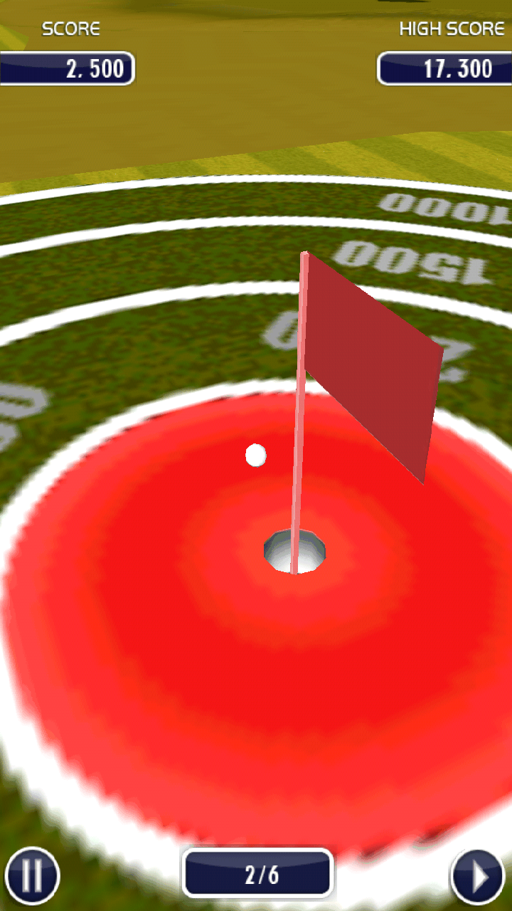 androidアプリ ゴルフ 3D攻略スクリーンショット5