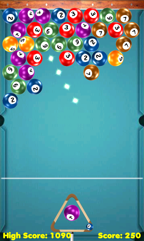 プールバブルシューティング androidアプリスクリーンショット1