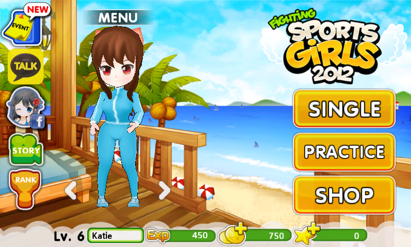 androidアプリ 2012ファイト!スポーツガールズ:ロンドンへ行こう!攻略スクリーンショット1