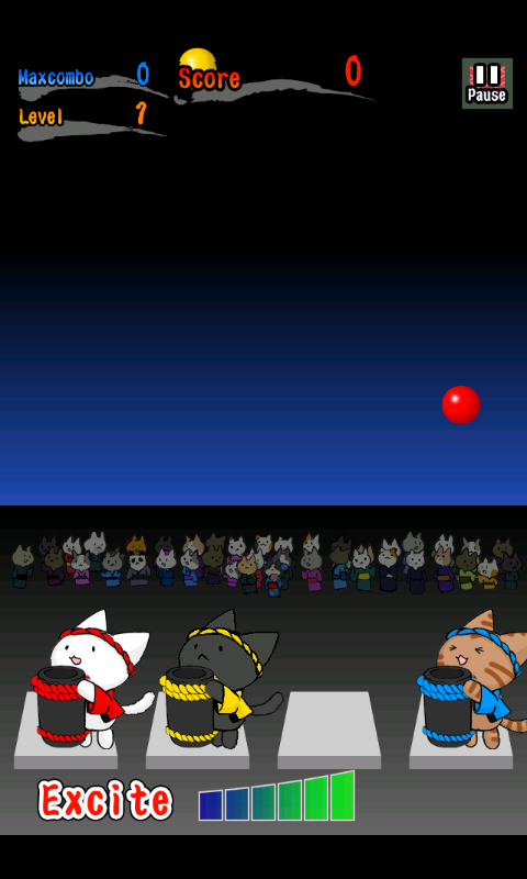 ネコ花火 androidアプリスクリーンショット2