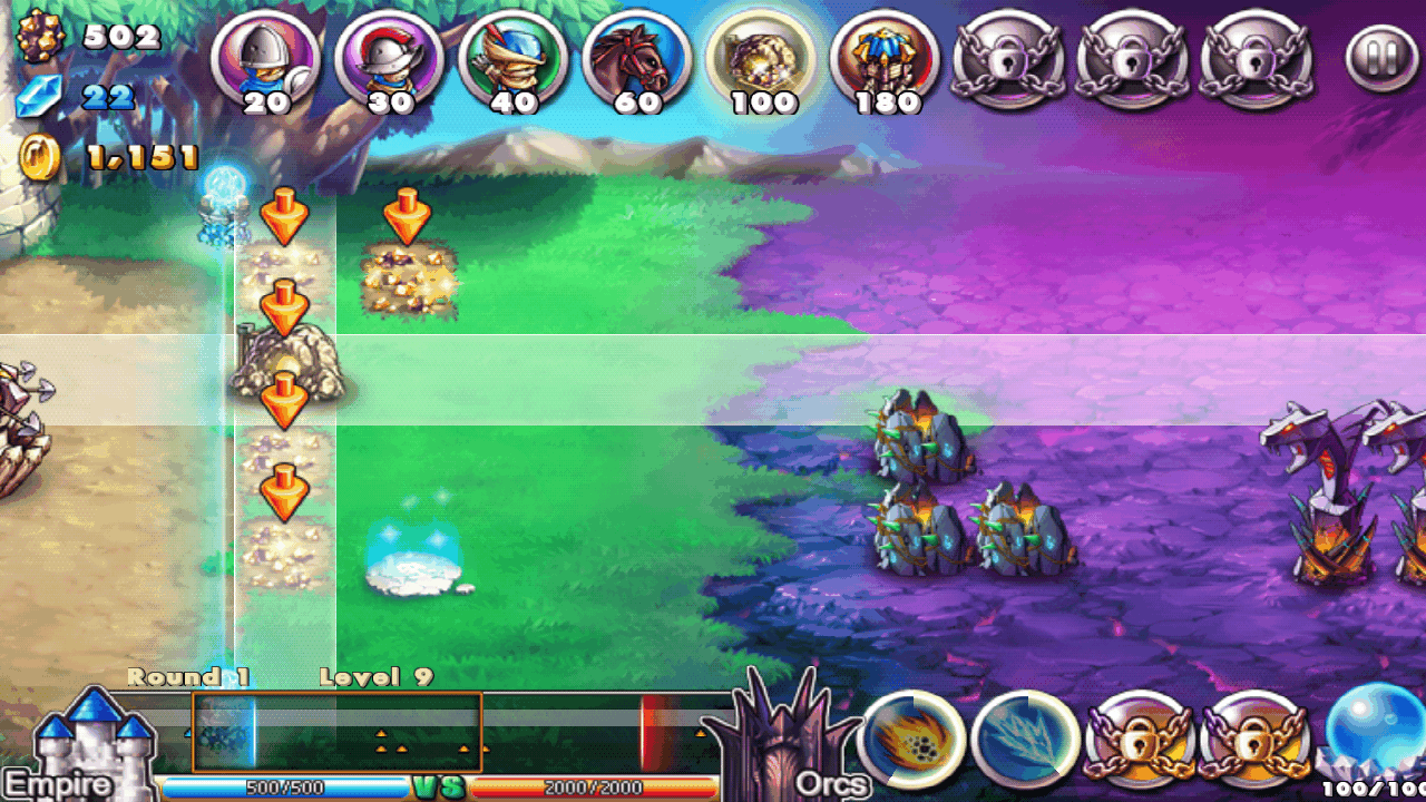 androidアプリ エンパイアー VS オークズ攻略スクリーンショット2