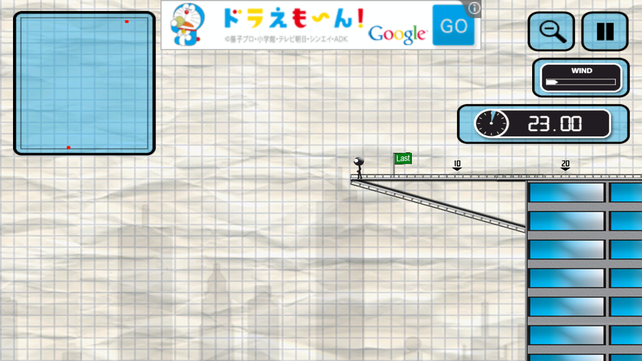 androidアプリ スティックマンベースジャンパー攻略スクリーンショット2