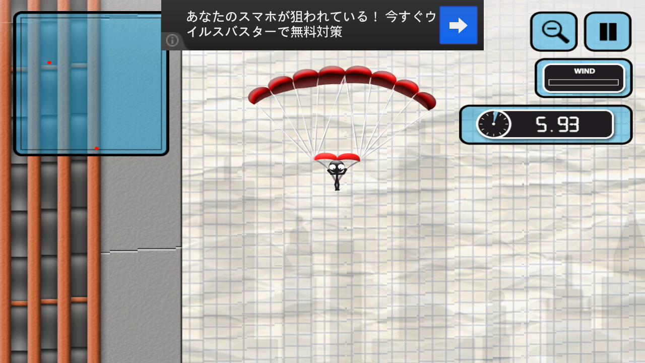 androidアプリ スティックマンベースジャンパー攻略スクリーンショット3