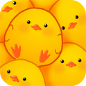 ひよこまみれのアプリアイコン