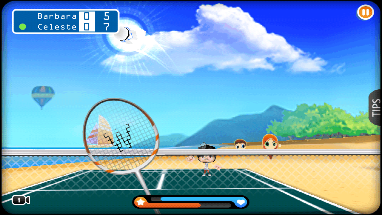 androidアプリ 3Dバドミントン2攻略スクリーンショット2