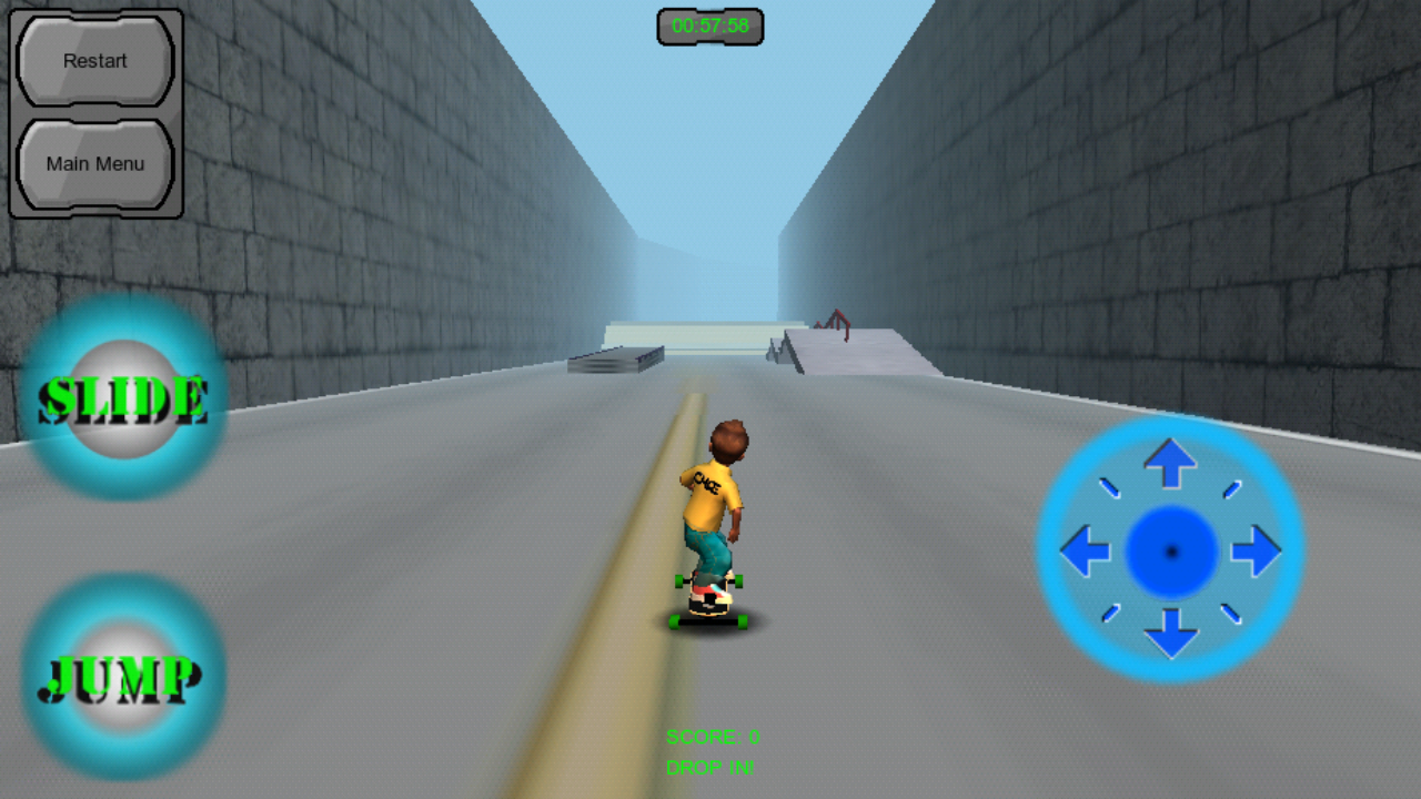 androidアプリ Freebord Snowboard The Streets攻略スクリーンショット2
