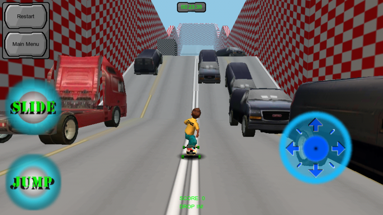 androidアプリ Freebord Snowboard The Streets攻略スクリーンショット3