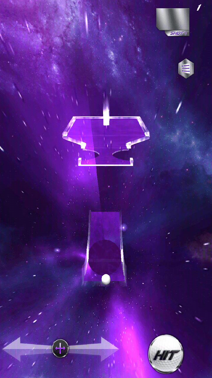 ミニゴルフスペース3D：パットパット androidアプリスクリーンショット1