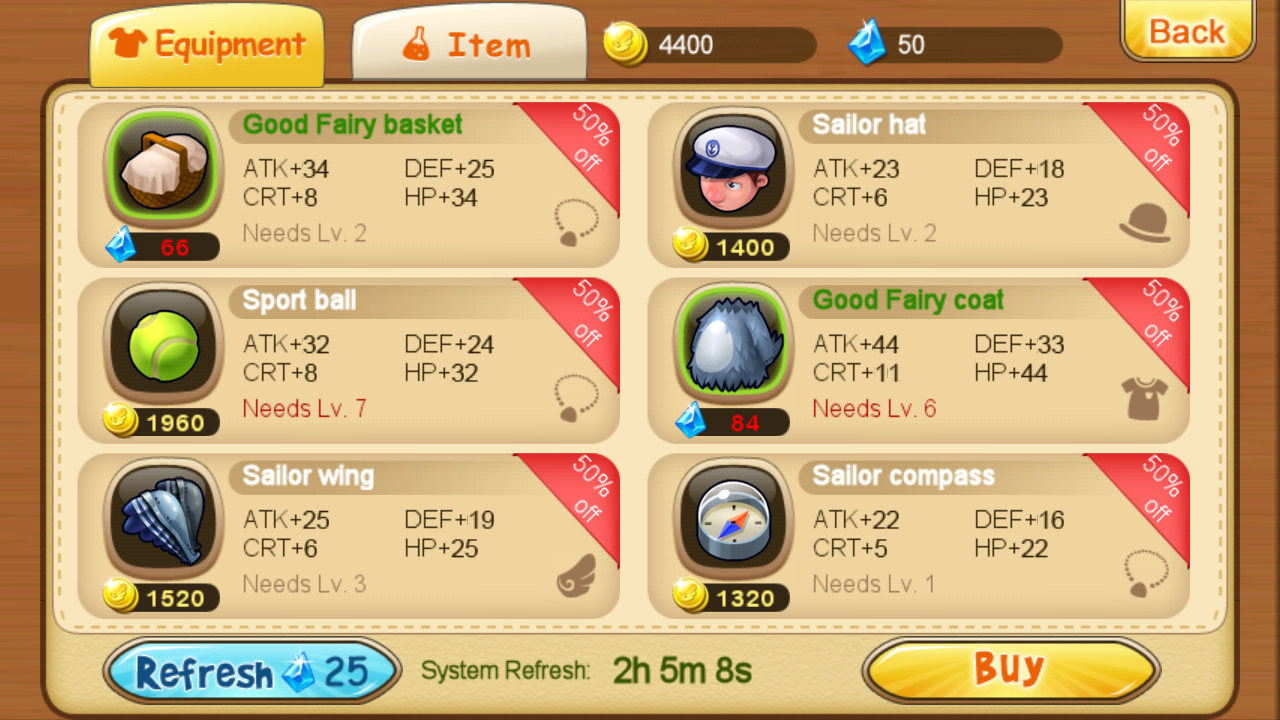 androidアプリ ファンタジーアドベンチャー攻略スクリーンショット5