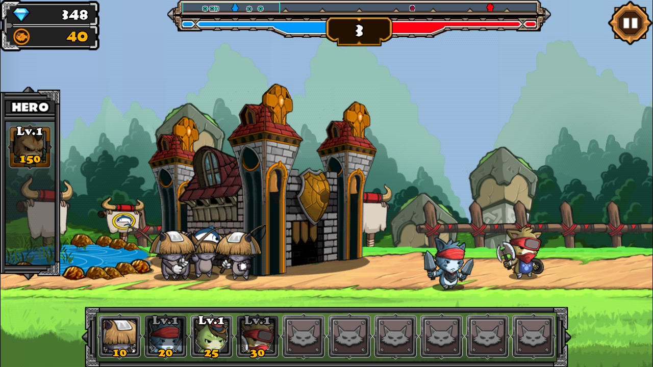androidアプリ ねこ戦争2[CAT WAR2]攻略スクリーンショット2