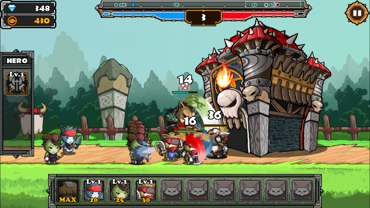 ねこ戦争2[CAT WAR2] androidアプリスクリーンショット1